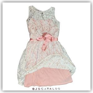 Siena Studio Cream Lace with Pink Lining Dress - LIKE NEW - Size 10